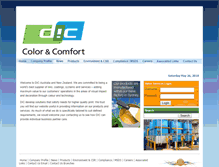 Tablet Screenshot of dic.com.au